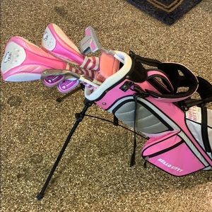 Authentic Hello Kitty Girls Golf Club Set